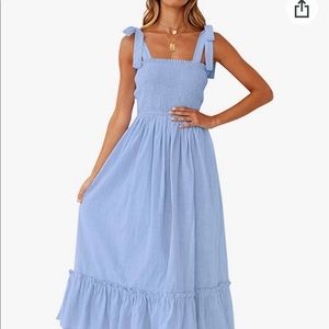 Light blue maxi dress